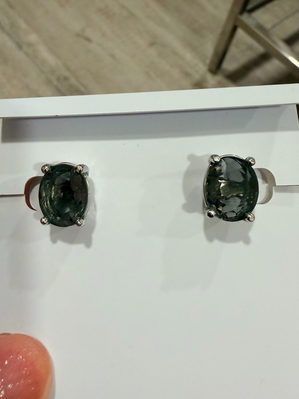 Kate Spade - Gray Oval Studs